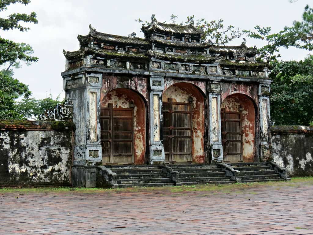 Minh Mang Tomb in Hue vietnam