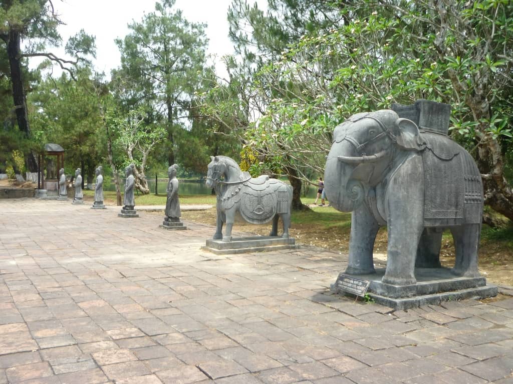 Minh Mang Tomb in Hue City vietnam